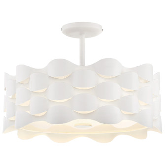 Coastal Current LED Semi Flush Mount in Sand White (42|P1302655L)