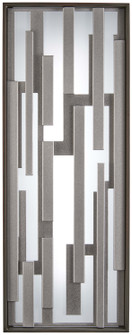 Bars LED Pocket in Bronze W/Silver (42|P1272650L)