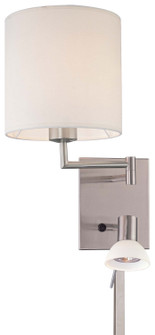 George'S Reading Room LED Swing Arm Wall Lamp in Brushed Nickel (42|P1050084)