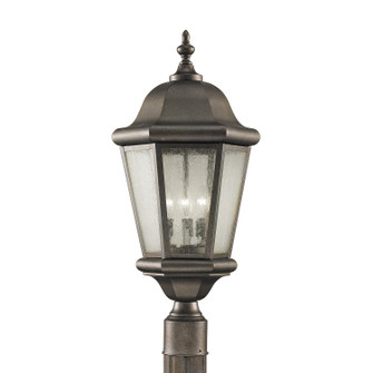 Martinsville Three Light Outdoor Post Lantern in Corinthian Bronze (1|OL5907ENCB)