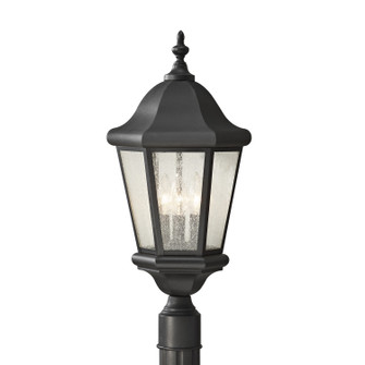 Martinsville Three Light Outdoor Post Lantern in Black (1|OL5907ENBK)