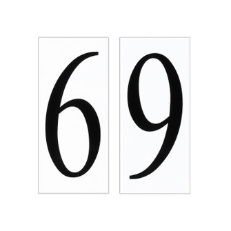 Address Light Address Number Tile in White Plastic (1|9061668)