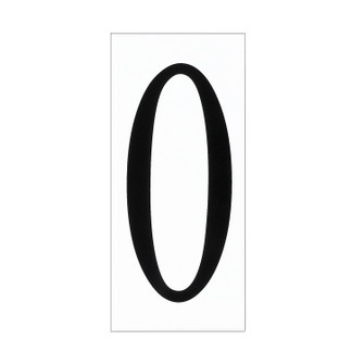 Address Light Address Number Tile in White Plastic (1|9061068)