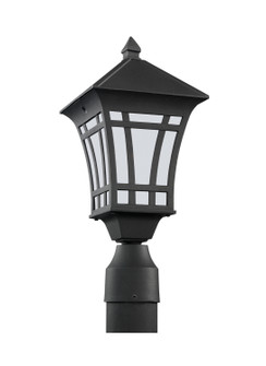 Herrington One Light Outdoor Post Lantern in Black (1|8923112)