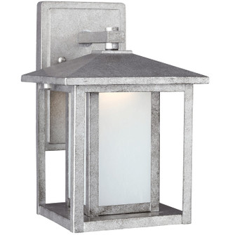 Hunnington One Light Outdoor Wall Lantern in Weathered Pewter (1|8902957)