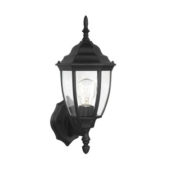Bakersville One Light Outdoor Wall Lantern in Black (1|8894012)
