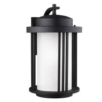 Crowell One Light Outdoor Wall Lantern in Black (1|8847901DEN312)