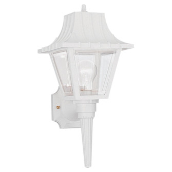 Polycarbonate Outdoor One Light Outdoor Wall Lantern in White (1|872015)