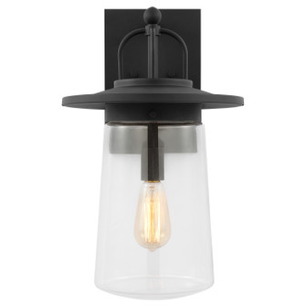 Tybee One Light Outdoor Wall Lantern in Black (1|870890112)