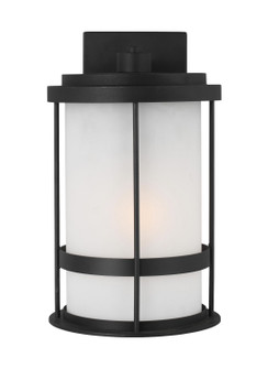 Wilburn One Light Outdoor Wall Lantern in Black (1|8690901EN312)