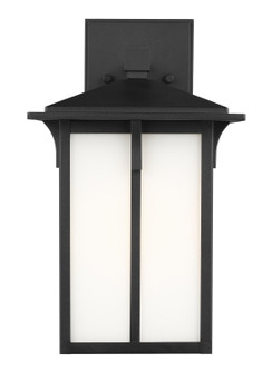 Tomek One Light Outdoor Wall Lantern in Black (1|8652701EN312)