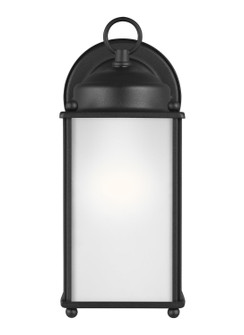 New Castle One Light Outdoor Wall Lantern in Black (1|8593001EN312)