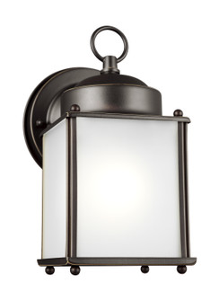 New Castle One Light Outdoor Wall Lantern in Antique Bronze (1|8592001EN371)