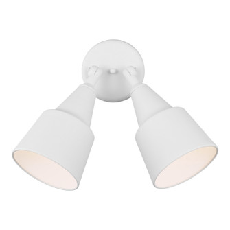 Flood Light Two Light Adjustable Swivel Flood Light in White (1|856070215)