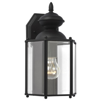 Classico One Light Outdoor Wall Lantern in Black (1|850912)