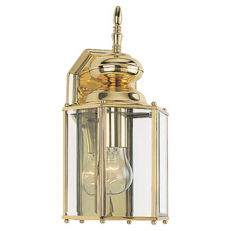 Classico One Light Outdoor Wall Lantern in Polished Brass (1|850902)