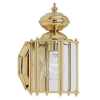 Classico One Light Outdoor Wall Lantern in Polished Brass (1|850702)