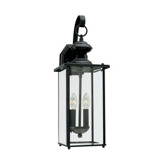 Jamestowne Two Light Outdoor Wall Lantern in Black (1|8468EN12)