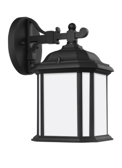 Kent One Light Outdoor Wall Lantern in Black (1|84529EN312)