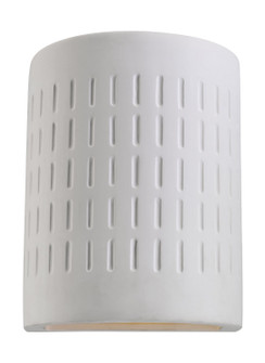 Paintable Ceramic Sconces One Light Outdoor Wall Lantern in Unfinished Ceramic (1|83046714T)
