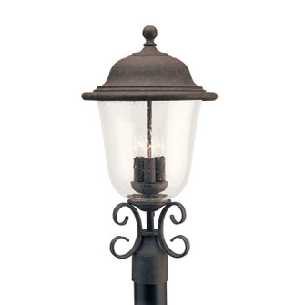 Trafalgar Three Light Outdoor Post Lantern in Oxidized Bronze (1|8259EN46)