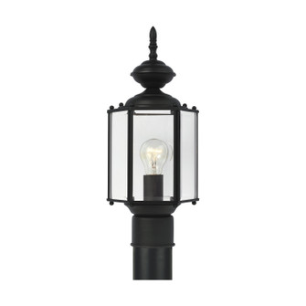 Classico One Light Outdoor Post Lantern in Black (1|820912)