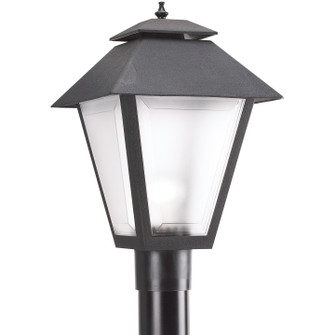 Polycarbonate Outdoor One Light Outdoor Post Lantern in Black (1|82065EN312)