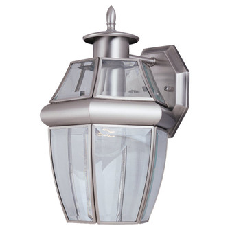 Lancaster One Light Outdoor Wall Lantern in Antique Brushed Nickel (1|8038965)