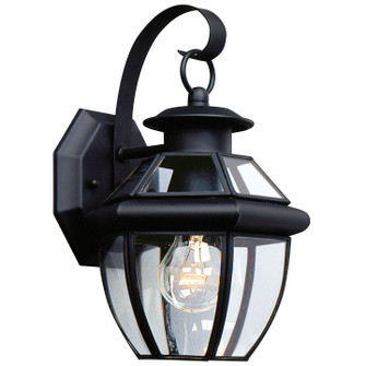 Lancaster One Light Outdoor Wall Lantern in Black (1|803712)