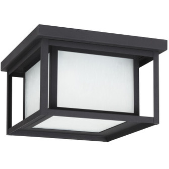 Hunnington Two Light Outdoor Flush Mount in Black (1|79039EN312)
