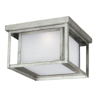 Hunnington LED Outdoor Flush Mount in Weathered Pewter (1|7903997S57)