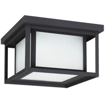 Hunnington Two Light Outdoor Flush Mount in Black (1|7903912)
