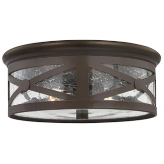 Outdoor Ceiling Two Light Outdoor Flush Mount in Antique Bronze (1|782140271)