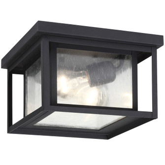 Hunnington Two Light Outdoor Flush Mount in Black (1|7802712)