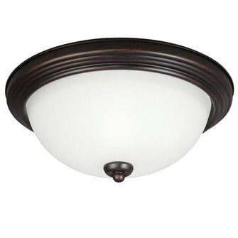 Geary Three Light Flush Mount in Bronze (1|77265710)