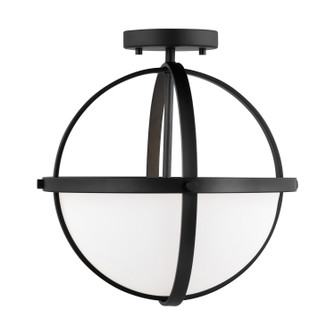 Alturas Two Light Semi-Flush Convertible Pendant in Midnight Black (1|7724602112)