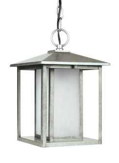 Hunnington One Light Outdoor Pendant in Weathered Pewter (1|69029EN357)