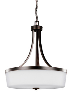 Hettinger Three Light Pendant in Bronze (1|6639103EN3710)