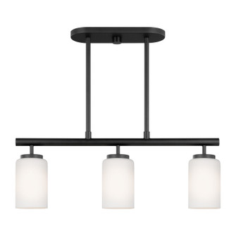 Oslo Three Light Island Pendant in Midnight Black (1|66160112)