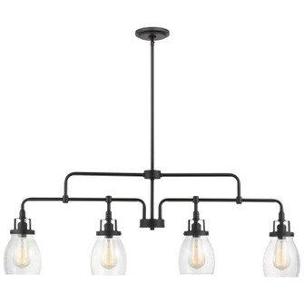 Belton Four Light Island Pendant in Midnight Black (1|6614504112)
