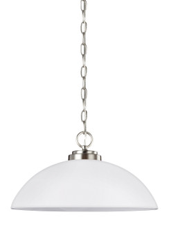 Oslo One Light Pendant in Brushed Nickel (1|65160962)