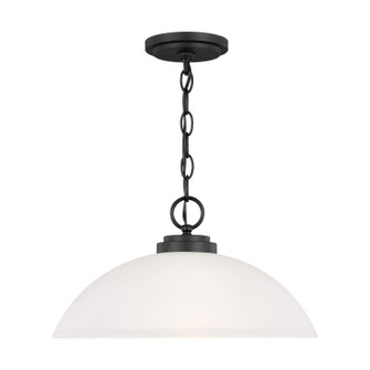 Oslo One Light Pendant in Midnight Black (1|65160112)