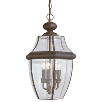 Lancaster Three Light Outdoor Pendant in Antique Bronze (1|6039EN71)
