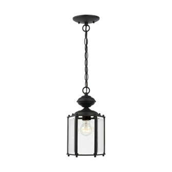 Classico One Light Outdoor Semi-Flush Convertible Pendant in Black (1|600812)