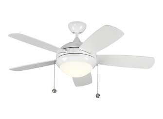 Discus 44''Ceiling Fan in White (1|5DIC44WHDV1)