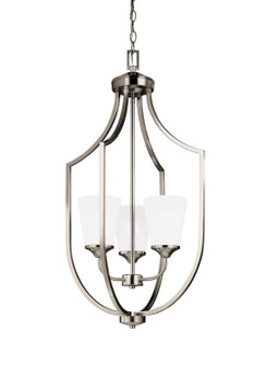 Hanford Three Light Hall / Foyer Pendant in Brushed Nickel (1|5224503962)