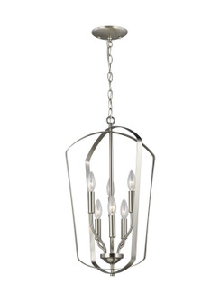 Romee Six Light Hall / Foyer in Brushed Nickel (1|5134906EN962)