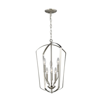 Romee Six Light Hall / Foyer Pendant in Brushed Nickel (1|5134906962)