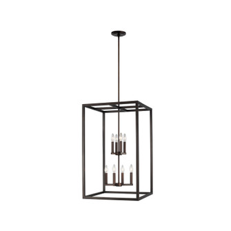 Moffet Street Eight Light Hall / Foyer Pendant in Bronze (1|5134508710)
