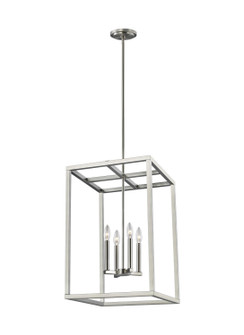 Moffet Street Four Light Hall / Foyer Pendant in Brushed Nickel (1|5134504962)